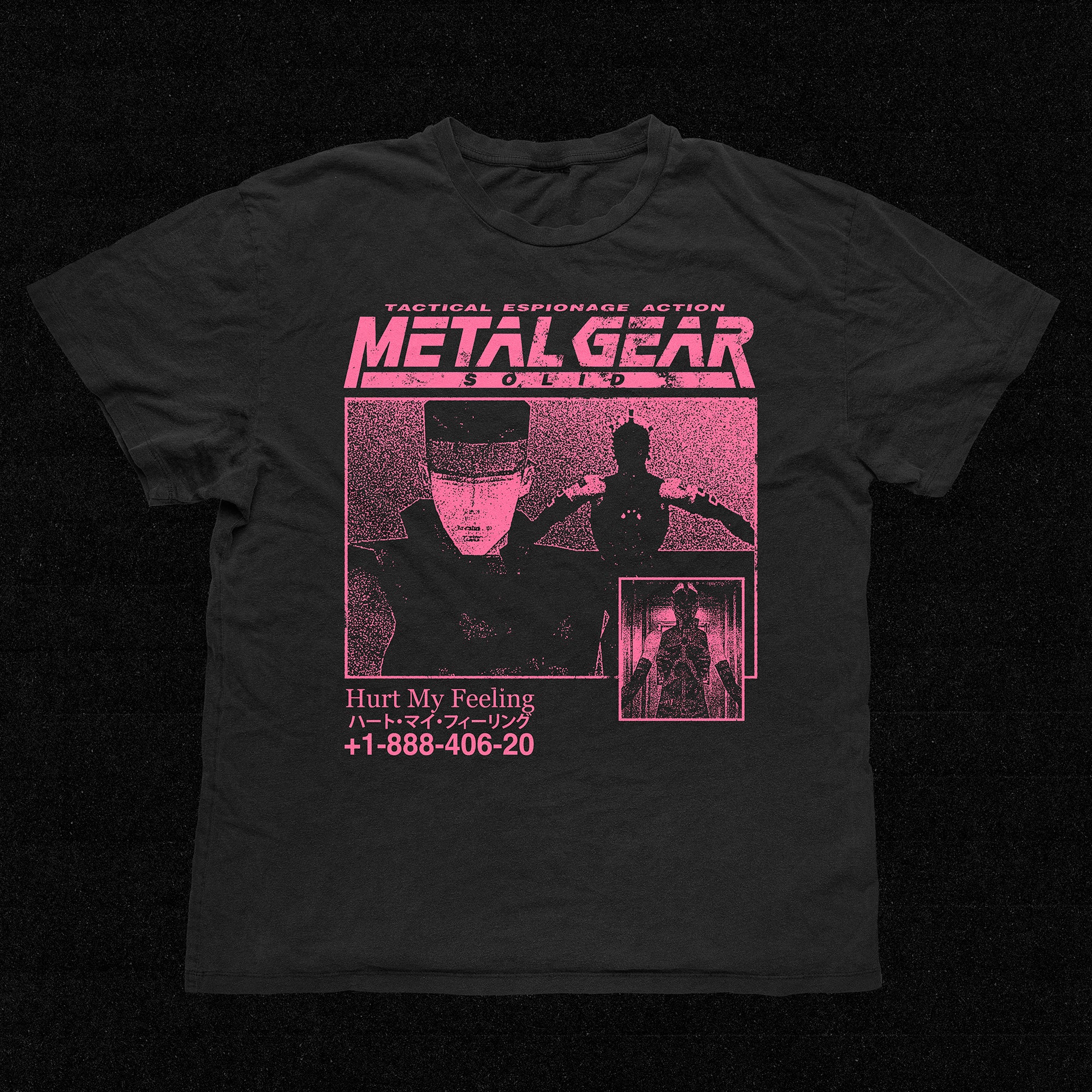 Metal Gear Solid Polera Manga Corta